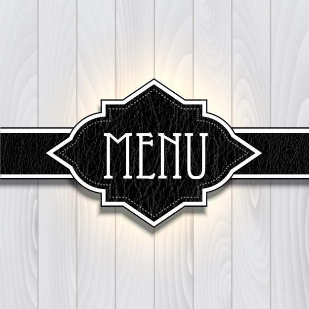 Menu design banner