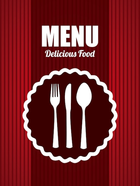 Free vector menu graphic design