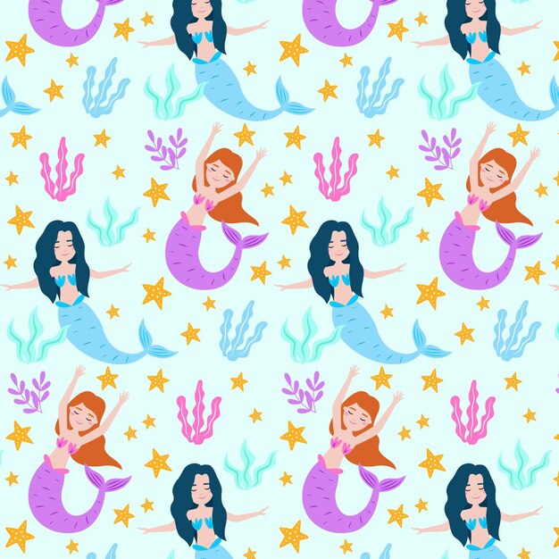 Mermaid pattern