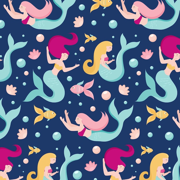 Mermaid pattern