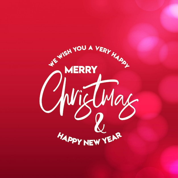 Free vector merry christmas 2019 background