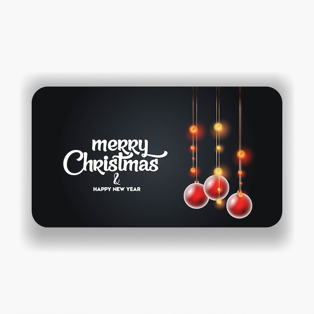 Free vector merry christmas 2019 banner template