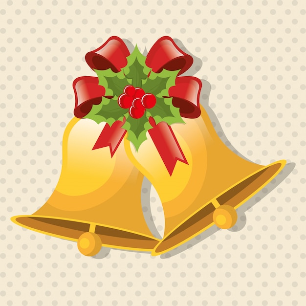Бесплатное векторное изображение Веселого рождества и счастливого нового года дизайн карты