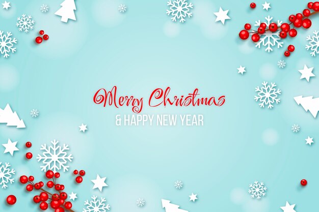 Merry christmas background design