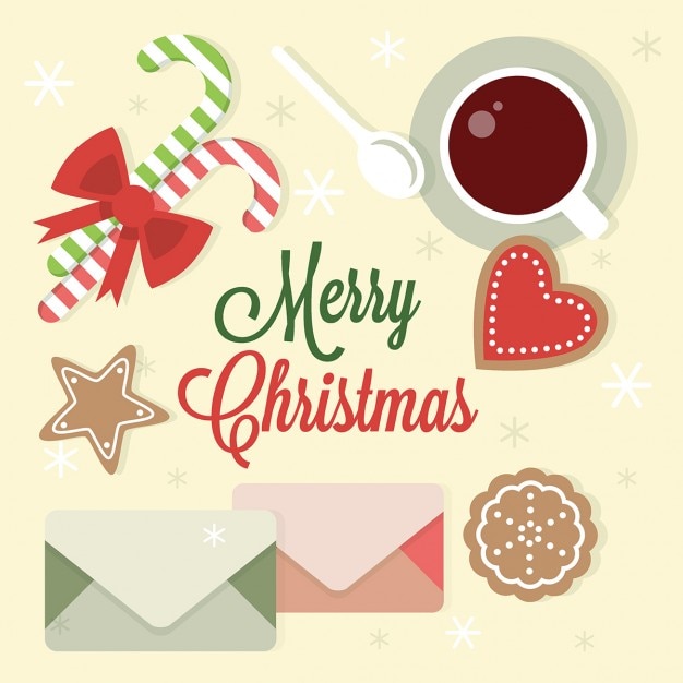 Free vector merry christmas background