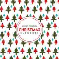 Free vector merry christmas background