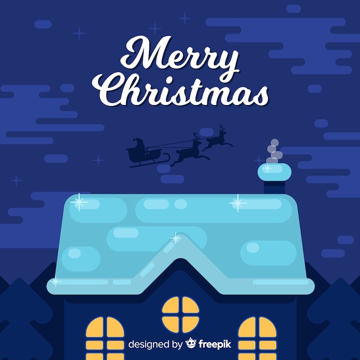 Free Vector merry christmas background