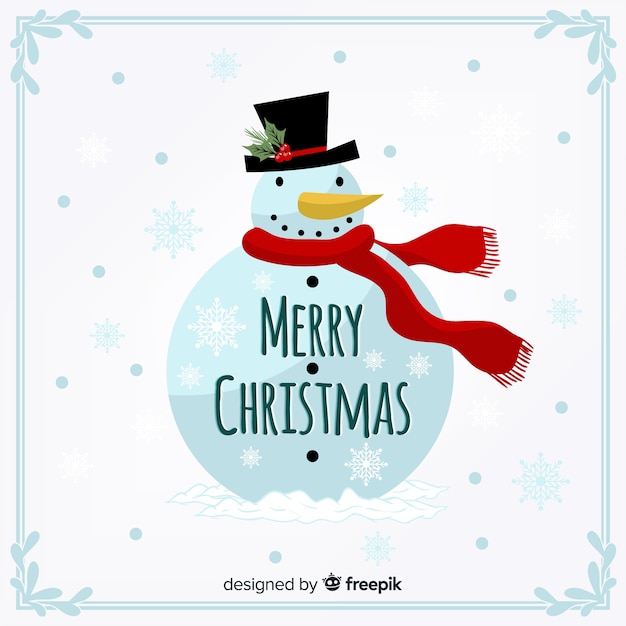 Free vector merry christmas background