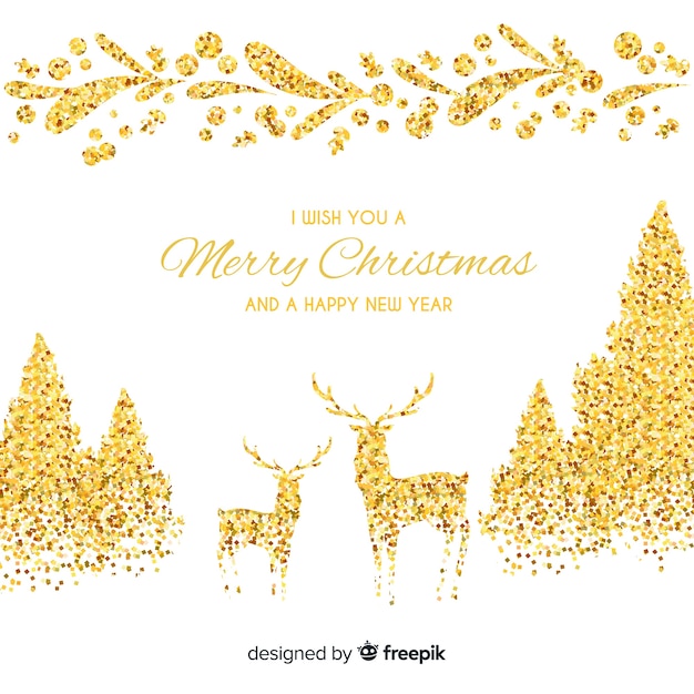 Free vector merry christmas background