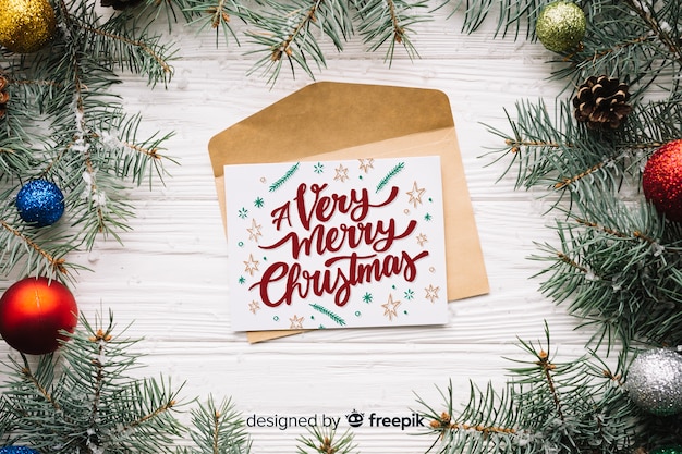 Free vector merry christmas background