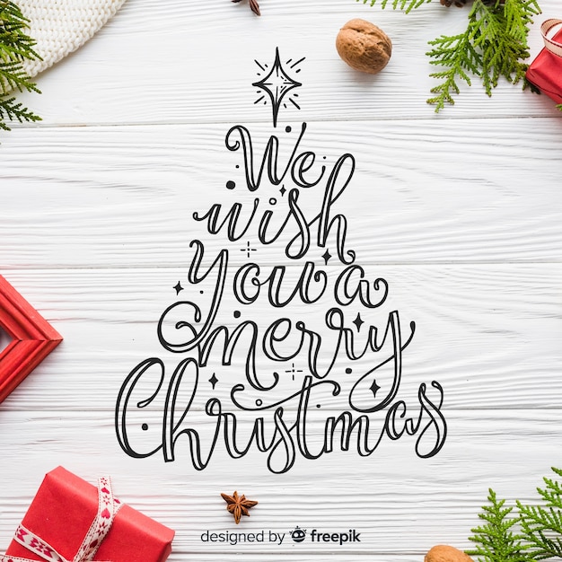 Free vector merry christmas background