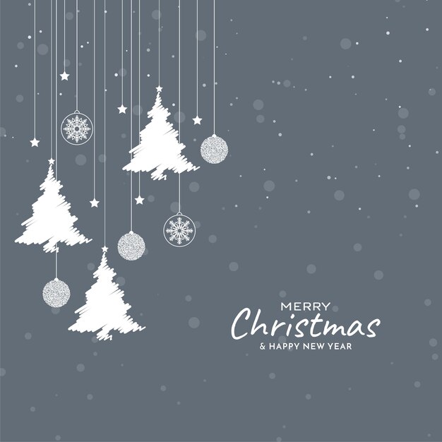 메리 크리스마스 축제 아름다운 인사말 카드 배경 디자인