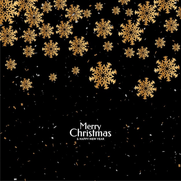 Merry Christmas festival greeting background design vector