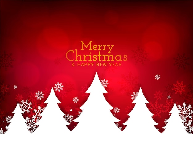 Free vector merry christmas festival greeting background