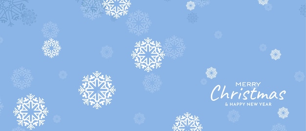 Free Vector merry christmas festival snowflakes soft color 