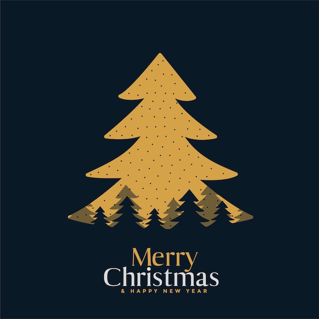 Free vector merry christmas flat festival card