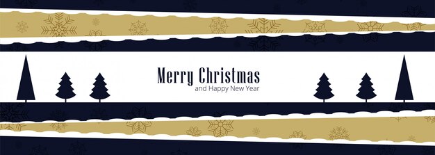Merry christmas greeting card for banner vector