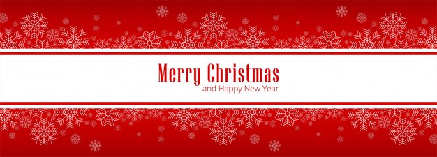 Merry christmas greeting card for banner vector