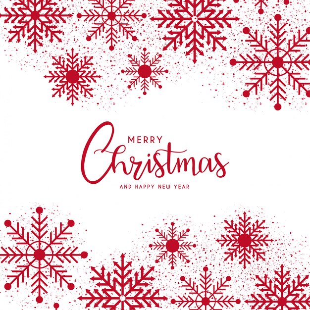 Merry Christmas and Happy New Year Card Template