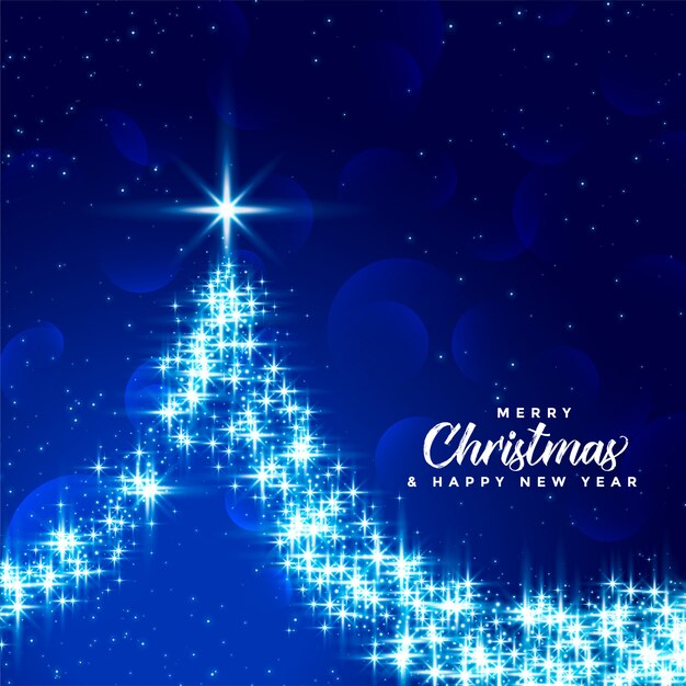 Merry christmas and happy new year greeting card