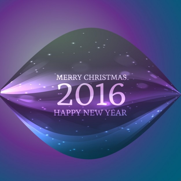 Merry christmas and happy new year greeting