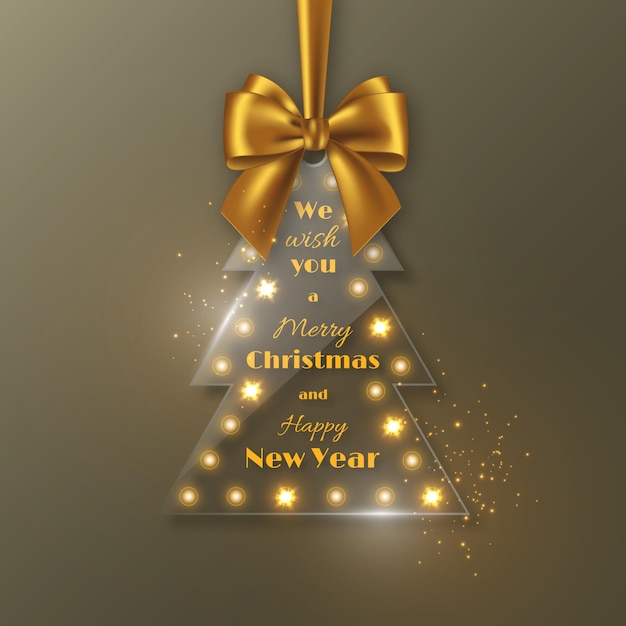 Free vector merry christmas holiday background.