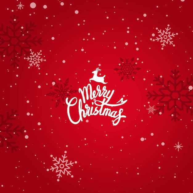 Free vector merry christmas holiday design background vector