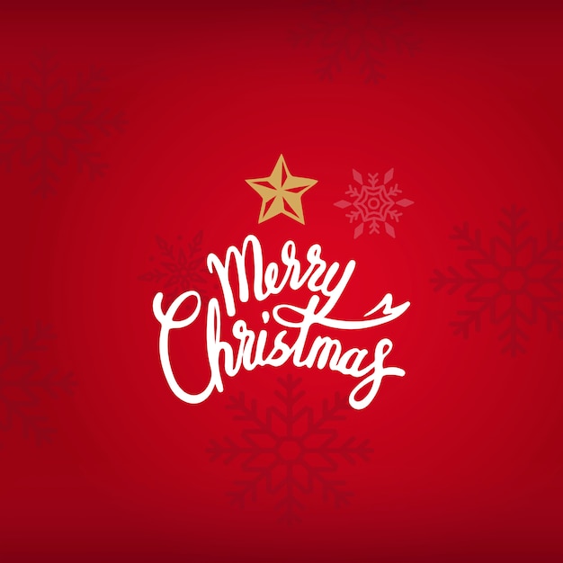 Free vector merry christmas holiday design background vector