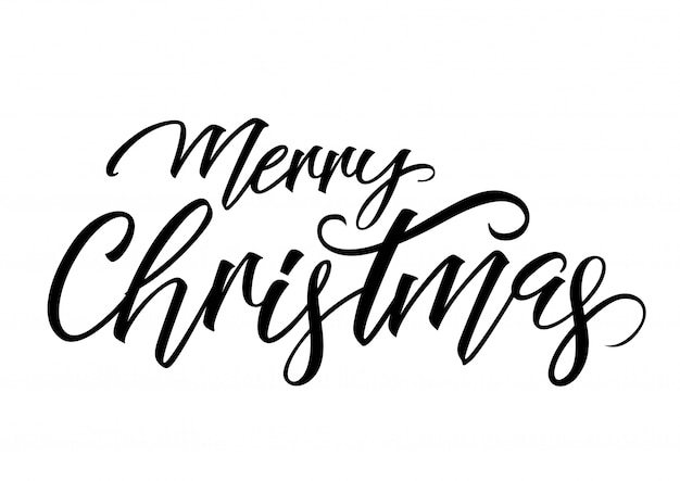 Merry Christmas Inscription