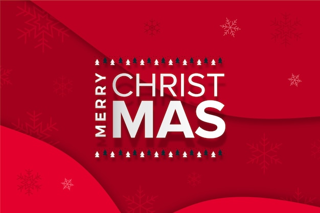Merry christmas lettering concept