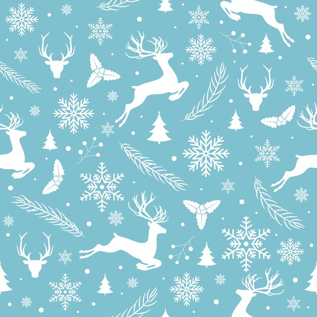 Merry Christmas pattern seamless
