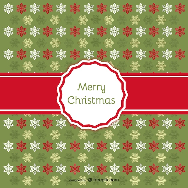 Merry christmas patterned background