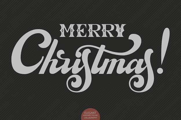 Free vector merry christmas text