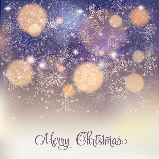 Free vector merry christmas vector card