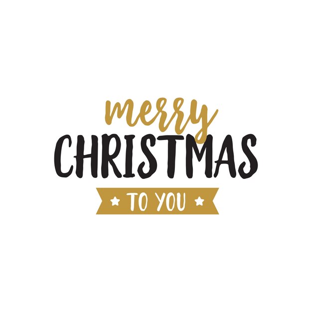 Merry Christmas to You Lettering