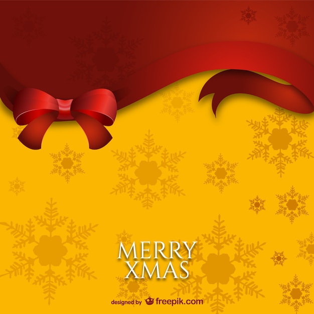 Free vector merry xmas card