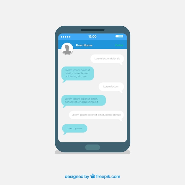 Messenger app to chat on the mobile