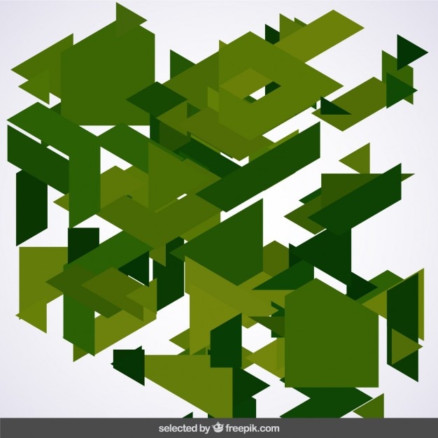 Free vector messy  green polygons background