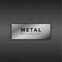 Free vector metal background design