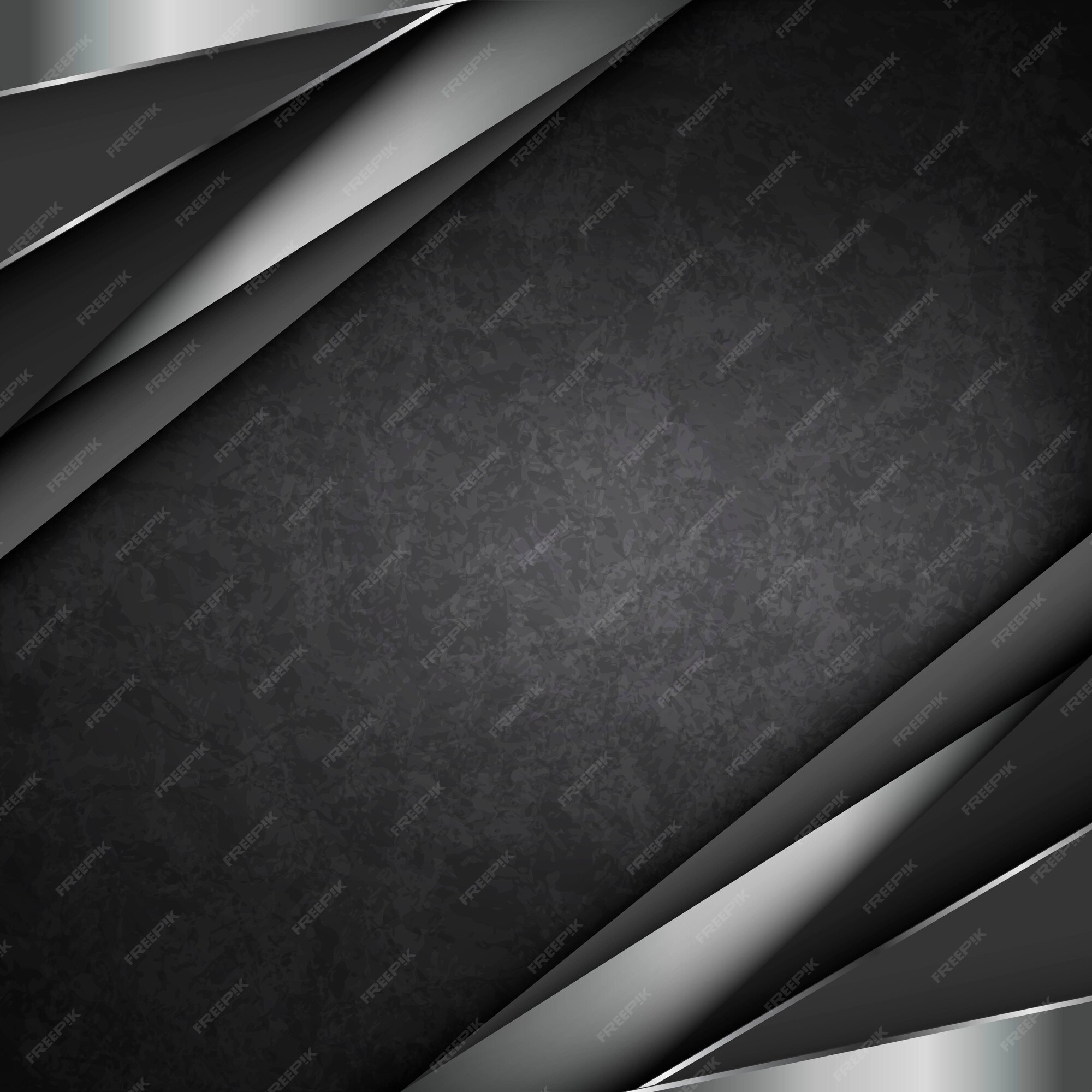 Premium Vector | Metal background steel black design