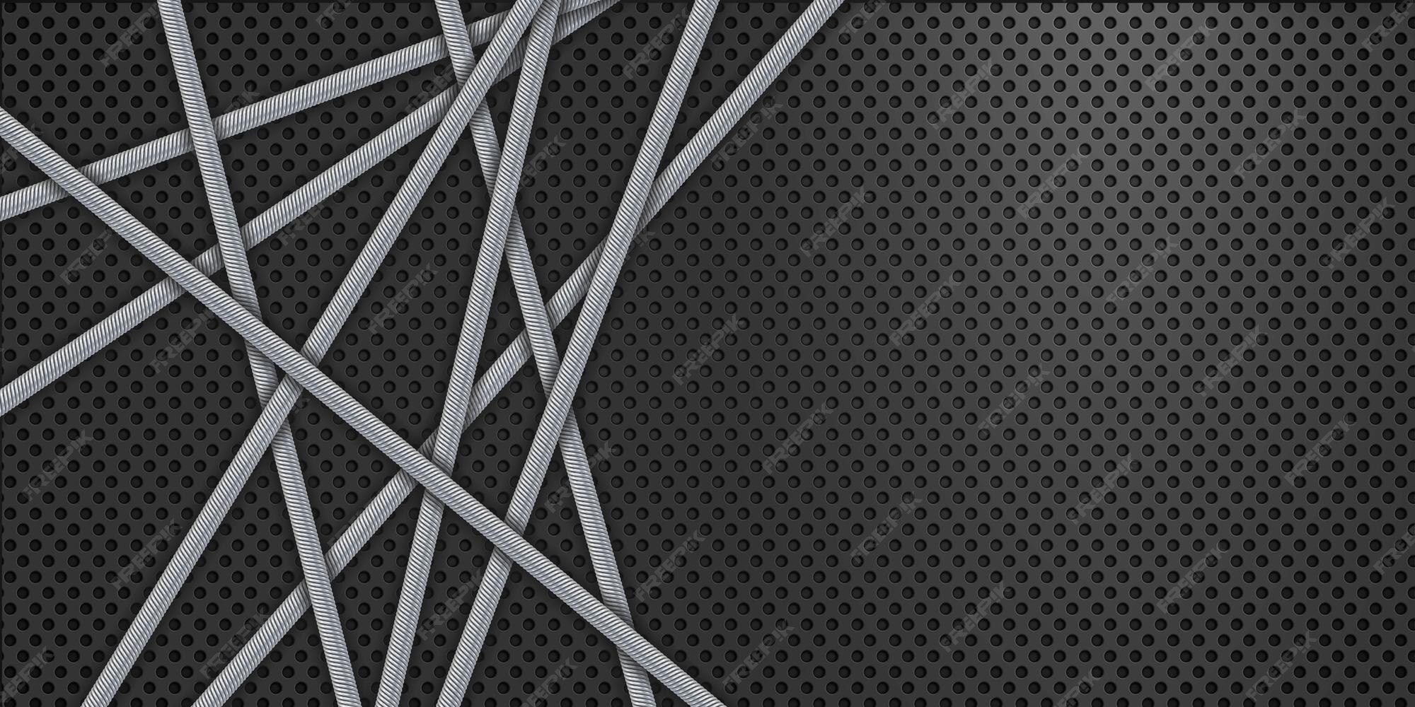 Premium Vector | Metal background steel black design