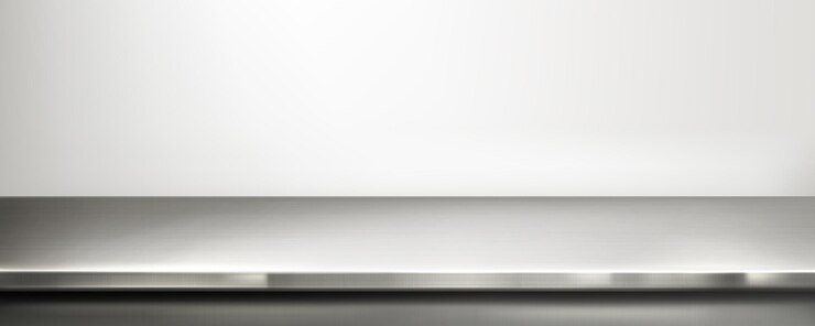 Free Vector metal kitchen table steel counter top surface