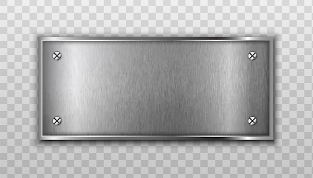 Silver Metal Plate Stock Photo, Picture and Royalty Free Image. Image  13638322.