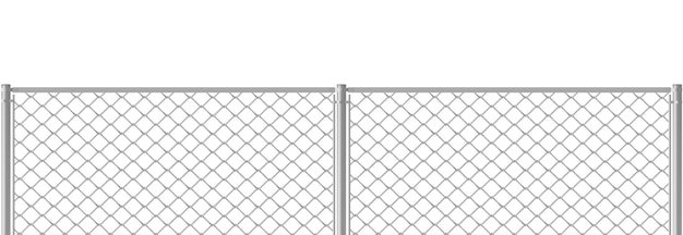 Free vector metal wire mesh fence barrier rabitz grid