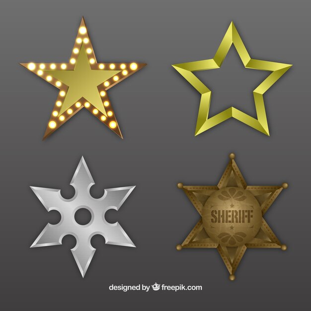 Metallic stars