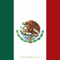 Free vector mexican flag background