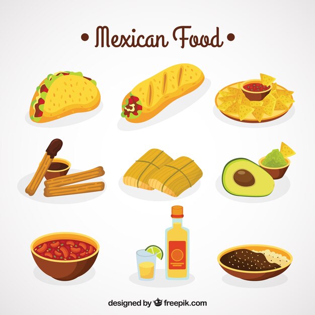 メキシコ料理のコレクション