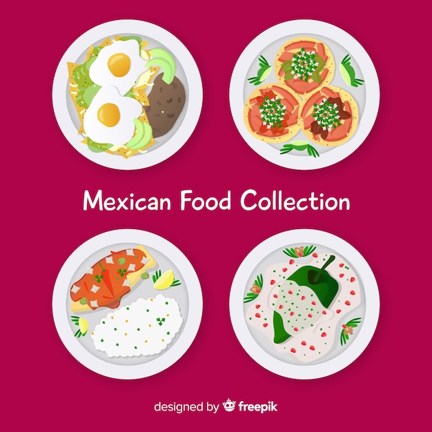 Mexican food collection