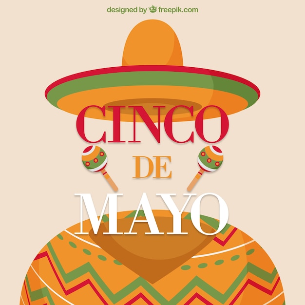 Free vector mexican outfit background