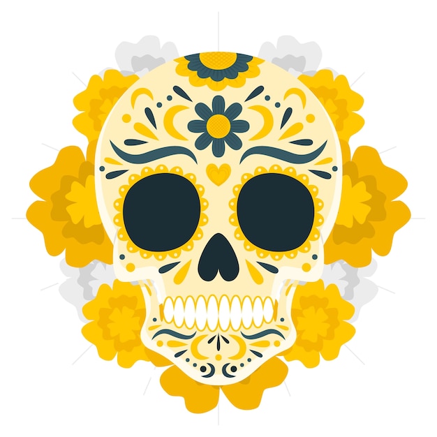 Marigold Flower SVG Cut File / Flor De Muerto / Cempasuchil / Day